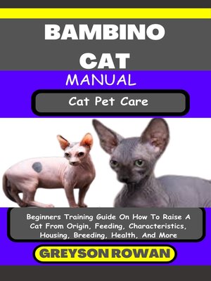 cover image of BAMBINO CAT MANUAL  Cat Pet Care